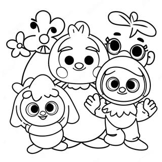 Pagina Para Colorir Dos Muppet Babies Aventureiros 4983-4000