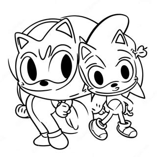 Amigos Do Sonic Páginas Para Colorir