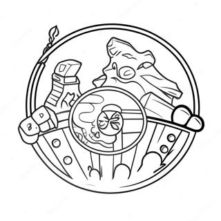 Pagina Para Colorir Do Logo Da Fortnite Capitulo 2 Temporada 2 49954-41662