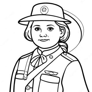 Pagina Para Colorir De Juliette Gordon Low Com As Girl Scouts 50035-41729