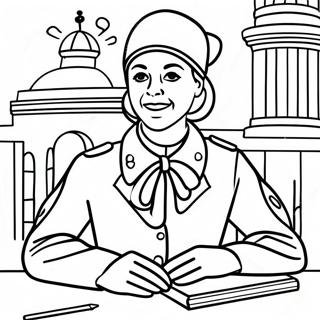 Pagina Para Colorir De Juliette Gordon Low Com As Girl Scouts 50035-41730