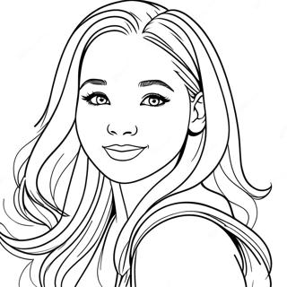 Pagina Para Colorir De Dove Cameron 50054-41738