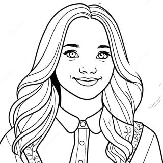 Pagina Para Colorir De Dove Cameron 50054-41740