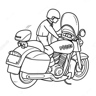 Pagina Para Colorir De Motocicleta Da Policia 50084-41762