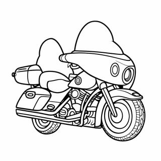 Pagina Para Colorir De Motocicleta Da Policia 50084-41763