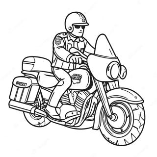 Pagina Para Colorir De Motocicleta Da Policia 50084-41764