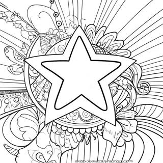 Pagina Para Colorir De Estrela Brilhante 50095-41776