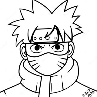 Pagina Para Colorir De Kakashi Hatake Com Sharingan 50105-41787