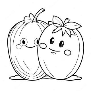 Pagina Para Colorir Do Bob O Tomate E Do Larry O Pepino 5013-4021