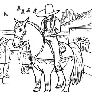 Pagina Para Colorir Do Festival Charro Days 50154-41822