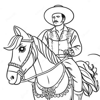 Pagina Para Colorir Do Desfile Charro Days 50155-41831