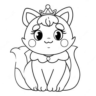 Pagina Para Colorir Da Princesa Peach Gato 50174-41848