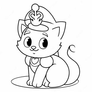 Pagina Para Colorir Da Princesa Peach Gato Aventureira 50175-41856