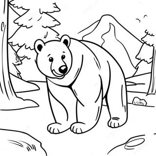 Pagina Para Colorir Do Urso Preto 50184-41840