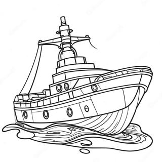 Pagina Para Colorir Do Barco Lego 50224-41884