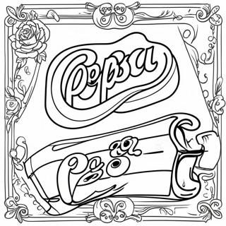 Pagina Para Colorir De Anuncio Vintage Da Pepsi 50255-41903