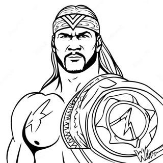 Pagina Para Colorir Wwe 50354-41975