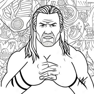 Pagina Para Colorir Wwe 50354-41976