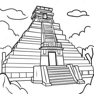 Templo Inca Antigo Pagina Para Colorir 50405-42032