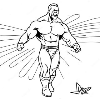 Lutador Dinamico Da Wwe Pagina Para Colorir 50415-42033