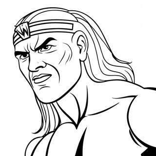 Lutador Dinamico Da Wwe Pagina Para Colorir 50415-42035