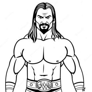 Lutador Dinamico Da Wwe Pagina Para Colorir 50415-42036