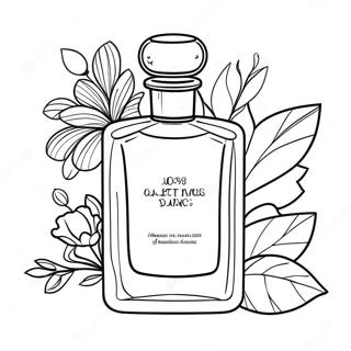 Pagina Para Colorir De Perfume Floral Elegante 50495-42083