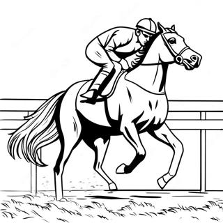 Pagina Para Colorir Do Cavalo De Corrida 50574-42148