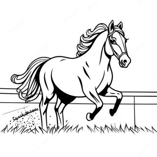 Pagina Para Colorir Do Cavalo De Corrida Galopando 50575-42150