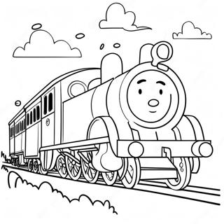 Pagina Para Colorir Do Percy O Trem Com Amigos 50585-42173