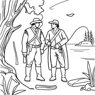 Pagina Para Colorir Da Expedicao Lewis E Clark 50594-42164