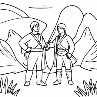 Pagina Para Colorir Da Aventura Lewis E Clark 50595-42166