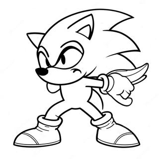 Sonic Com Uma Espada Em Acao Pagina Para Colorir 50614-42187