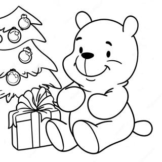 Pagina Para Colorir Winnie The Pooh De Natal 50654-42214