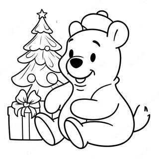 Pagina Para Colorir Winnie The Pooh De Natal 50654-42216