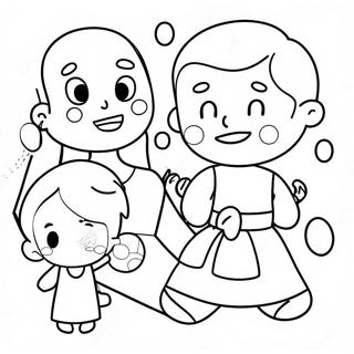 Pagina Para Colorir Personagens Divertidos Da Terapia Da Fala 50715-42255