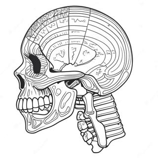 Pagina Para Colorir Da Anatomia Esqueletica Detalhada 50765-42295