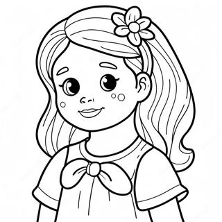 Pagina Para Colorir Da Menina Pequena 50784-42327