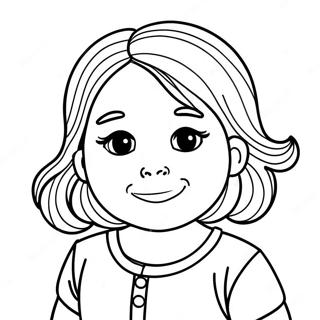 Pagina Para Colorir Da Menina Pequena 50784-42328