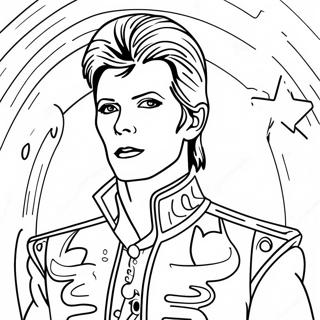 David Bowie Páginas Para Colorir