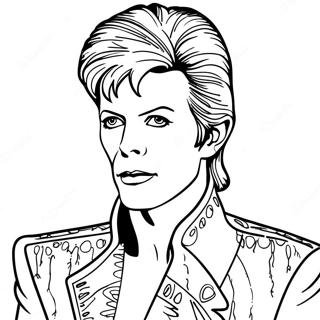 Pagina Para Colorir Do David Bowie Com Fantasia De Ziggy Stardust 50795-42320