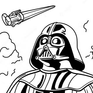 Pagina Para Colorir Do Darth Vader Em Batalha 50805-42344