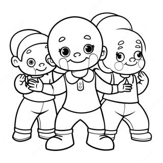 Pagina Para Colorir Do Little Bill Com Amigos 50825-42358