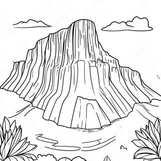 Pagina Para Colorir Da Majestosa Table Mountain 50915-42421