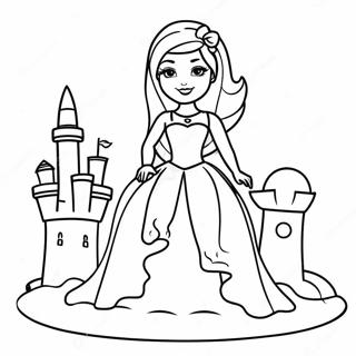 Pagina Para Colorir Da Barbie Construindo Um Castelo De Areia 50945-42448