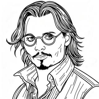 Pagina Para Colorir Do Johnny Depp 50954-42439