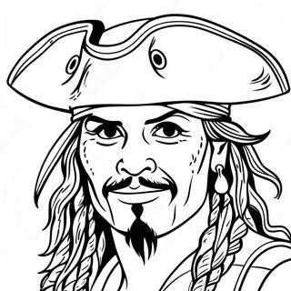 Pagina Para Colorir Do Johnny Depp Dos Piratas Do Caribe 50955-42457