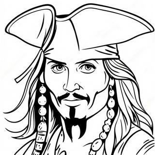 Pagina Para Colorir Do Johnny Depp Dos Piratas Do Caribe 50955-42459