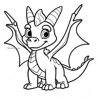 Pagina Para Colorir Do Spyro O Dragao Skylander 51025-42509