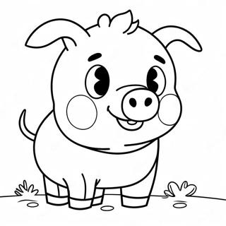 Pagina Para Colorir Do Alpha Pig Em Acao 51075-42560